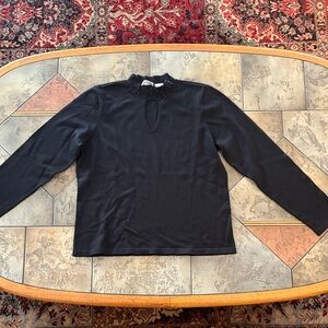 Liz Claiborne Midnight Black Turtleneck Sweater